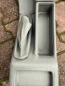 Preview: BMW M5 E34 Mittelkonsole Glattleder Silbergrau Vesperbrett Handschuhfach